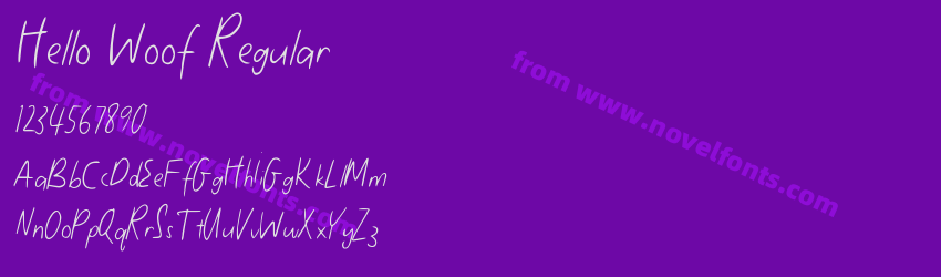 Hello Woof RegularPreview Hello Woof RegularPreview
