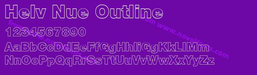 Helv Nue OutlinePreview Helv Nue OutlinePreview