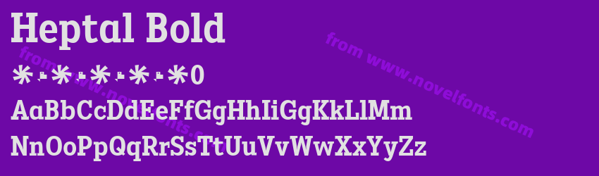 Heptal BoldPreview Heptal BoldPreview