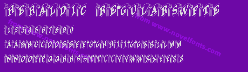 Heraldic RegularSWFTEPreview Heraldic RegularSWFTEPreview