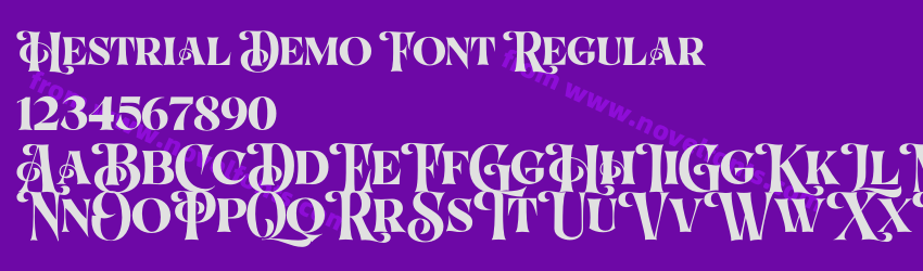 Hestrial Demo Font RegularPreview Hestrial Demo Font RegularPreview