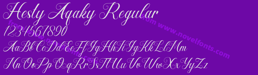 Hesty Aqaky RegularPreview Hesty Aqaky RegularPreview