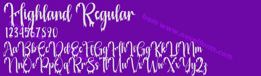 Highland RegularPreview Highland RegularPreview