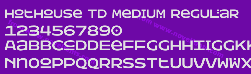 Hothouse TD Medium RegularPreview Hothouse TD Medium RegularPreview