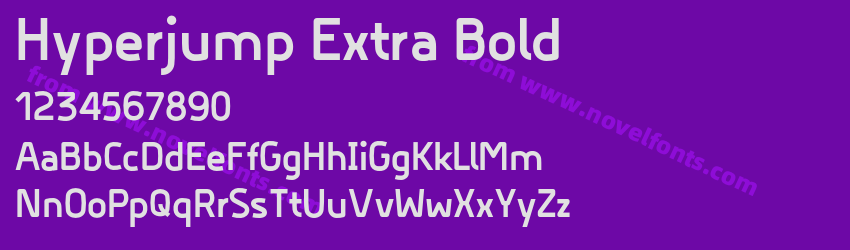 Hyperjump Extra BoldPreview Hyperjump Extra BoldPreview