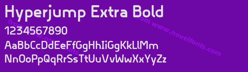 Hyperjump Extra BoldPreview Hyperjump Extra BoldPreview