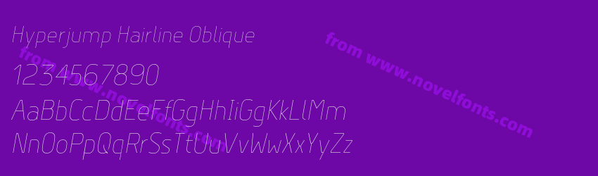 Hyperjump Hairline ObliquePreview Hyperjump Hairline ObliquePreview