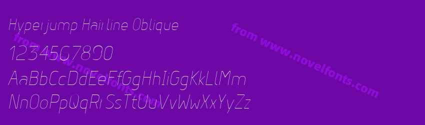 Hyperjump Hairline ObliquePreview Hyperjump Hairline ObliquePreview