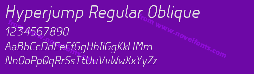 Hyperjump Regular ObliquePreview Hyperjump Regular ObliquePreview