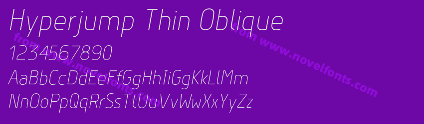 Hyperjump Thin ObliquePreview Hyperjump Thin ObliquePreview