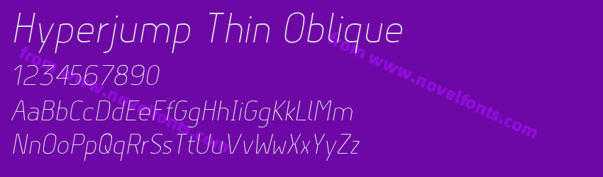Hyperjump Thin ObliquePreview Hyperjump Thin ObliquePreview