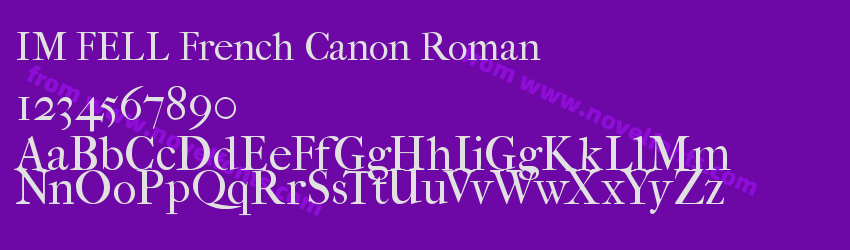 IM FELL French Canon RomanPreview IM FELL French Canon RomanPreview