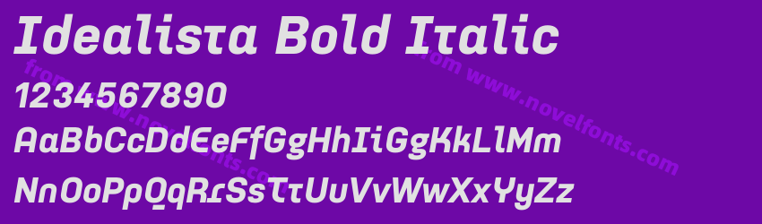 Idealista Bold ItalicPreview Idealista Bold ItalicPreview