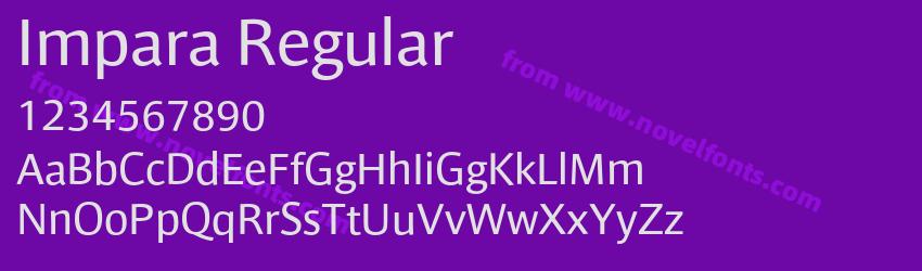 Impara RegularPreview Impara RegularPreview