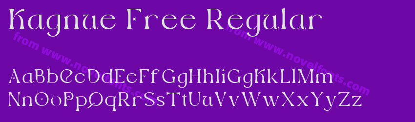 Kagnue Free RegularPreview