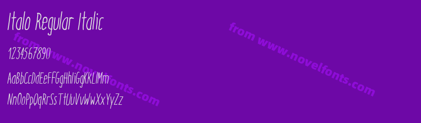 Italo Regular ItalicPreview Italo Regular ItalicPreview