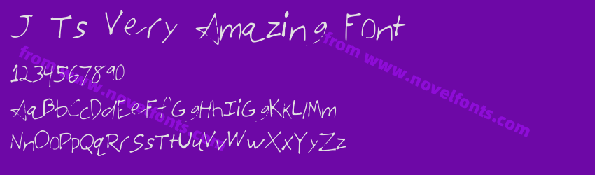 J Ts Very Amazing FontPreview J Ts Very Amazing FontPreview