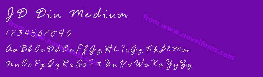 JD Din MediumPreview JD Din MediumPreview
