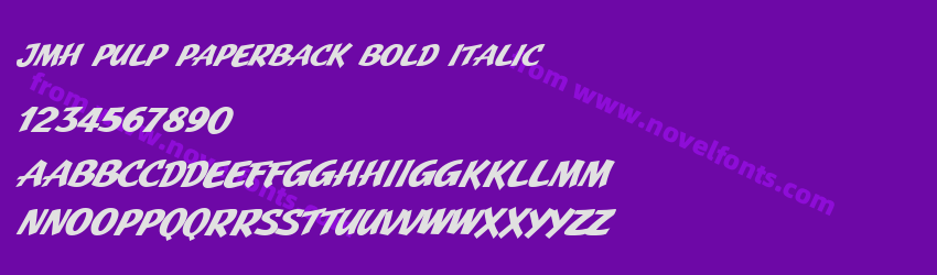 JMH Pulp Paperback Bold ItalicPreview JMH Pulp Paperback Bold ItalicPreview