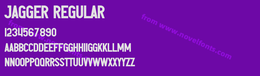 Jagger RegularPreview Jagger RegularPreview