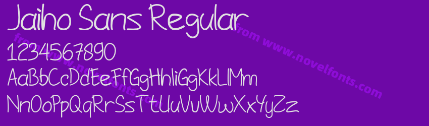 Jaiho Sans RegularPreview Jaiho Sans RegularPreview