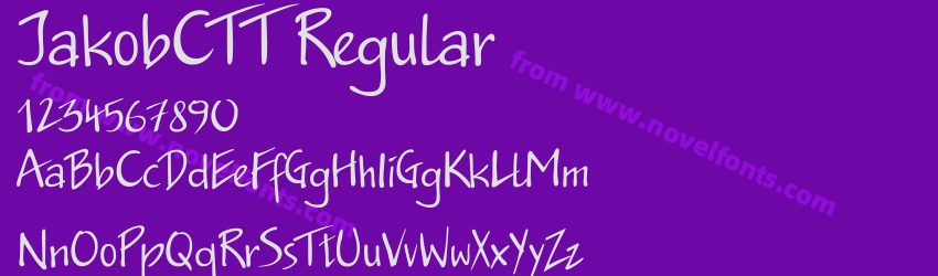 JakobCTT RegularPreview JakobCTT RegularPreview