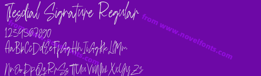 Jesdial Signature RegularPreview Jesdial Signature RegularPreview