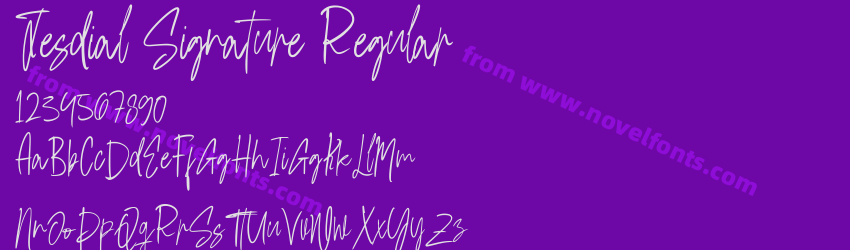 Jesdial Signature RegularPreview Jesdial Signature RegularPreview