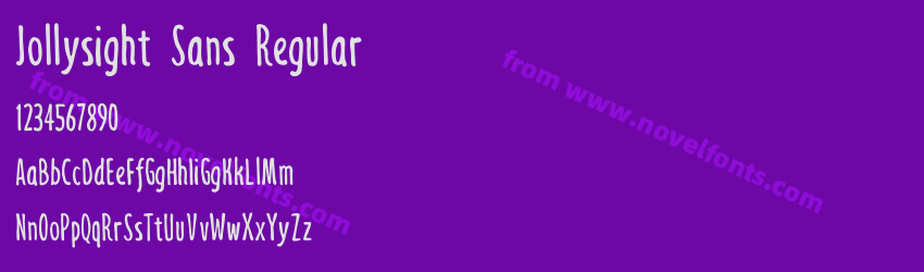 Jollysight Sans RegularPreview Jollysight Sans RegularPreview