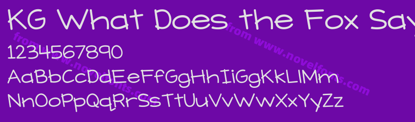 KG What Does the Fox SayPreview KG What Does the Fox SayPreview