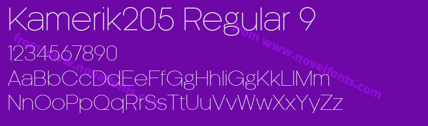 Kamerik205 Regular 9Preview Kamerik205 Regular 9Preview