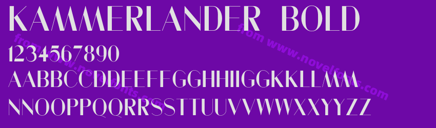 Kammerlander BoldPreview Kammerlander BoldPreview