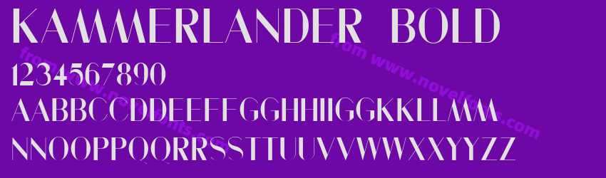 Kammerlander BoldPreview Kammerlander BoldPreview