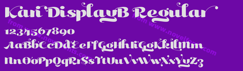 Kari DisplayB RegularPreview Kari DisplayB RegularPreview