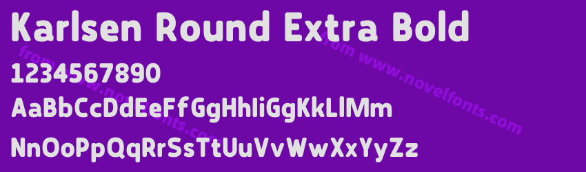 Karlsen Round Extra BoldPreview Karlsen Round Extra BoldPreview