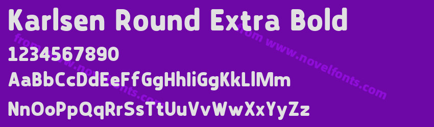 Karlsen Round Extra BoldPreview Karlsen Round Extra BoldPreview