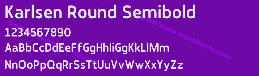 Karlsen Round SemiboldPreview Karlsen Round SemiboldPreview