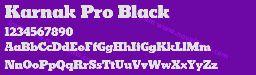 Karnak Pro BlackPreview Karnak Pro BlackPreview