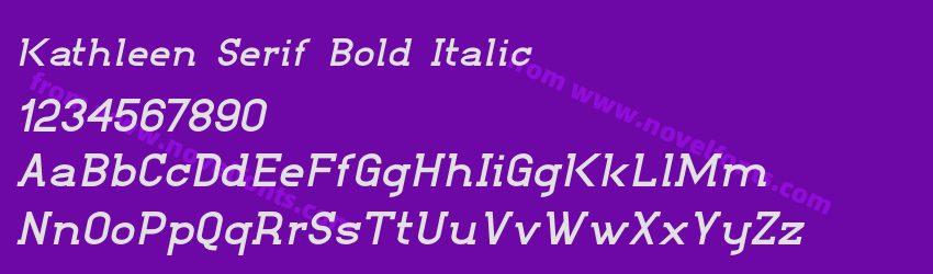 Kathleen Serif Bold ItalicPreview Kathleen Serif Bold ItalicPreview