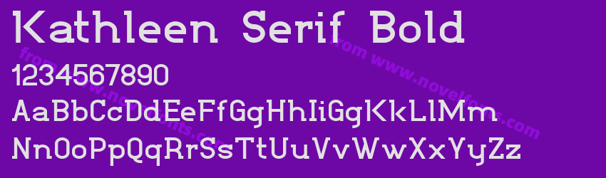 Kathleen Serif BoldPreview Kathleen Serif BoldPreview