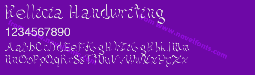Kellicia HandwritingPreview Kellicia HandwritingPreview