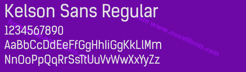 Kelson Sans RegularPreview Kelson Sans RegularPreview