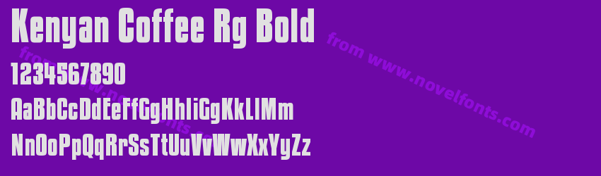 Kenyan Coffee Rg BoldPreview Kenyan Coffee Rg BoldPreview