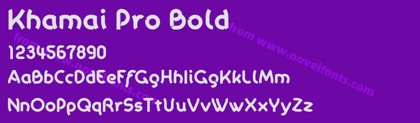 Khamai Pro BoldPreview Khamai Pro BoldPreview
