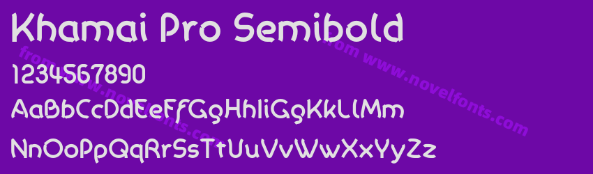 Khamai Pro SemiboldPreview Khamai Pro SemiboldPreview