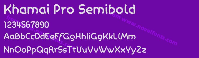 Khamai Pro SemiboldPreview Khamai Pro SemiboldPreview