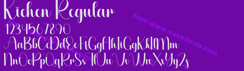Kichen RegularPreview Kichen RegularPreview