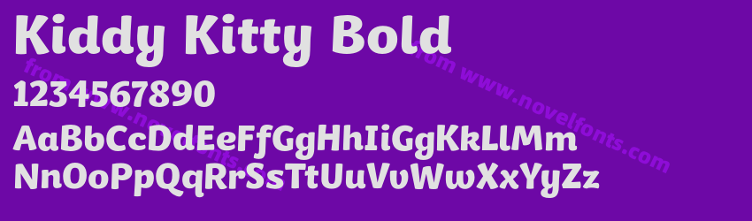 Kiddy Kitty BoldPreview Kiddy Kitty BoldPreview