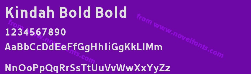 Kindah Bold BoldPreview Kindah Bold BoldPreview