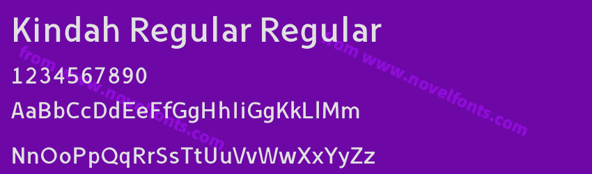 Kindah Regular RegularPreview Kindah Regular RegularPreview